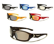 X Loop Sunglasses Wrap Around Soft Plastic Frames Sport Cycling Running Driving.