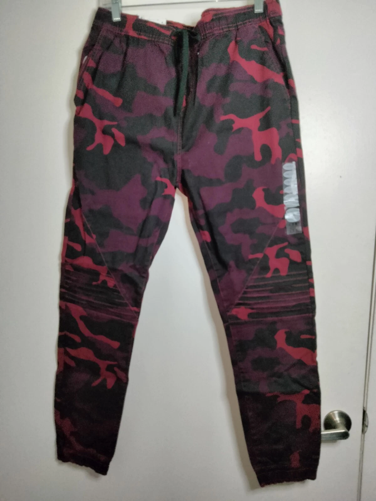 One Point One Size L Multicolored Camo Pattern Drawstring Waist Joggers NEW-NWT