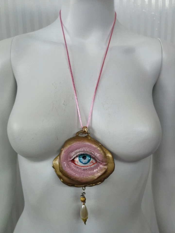 Collar colgante amuleto ojo mágico talismán atracción fortuna dinero riqueza Foto 2 de 4