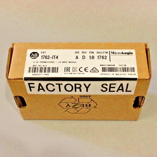 AB 1762-IT4 Micro Log ix Thermocouple/mV 4-Channel Input Module 1762IT4 - Picture 1 of 1