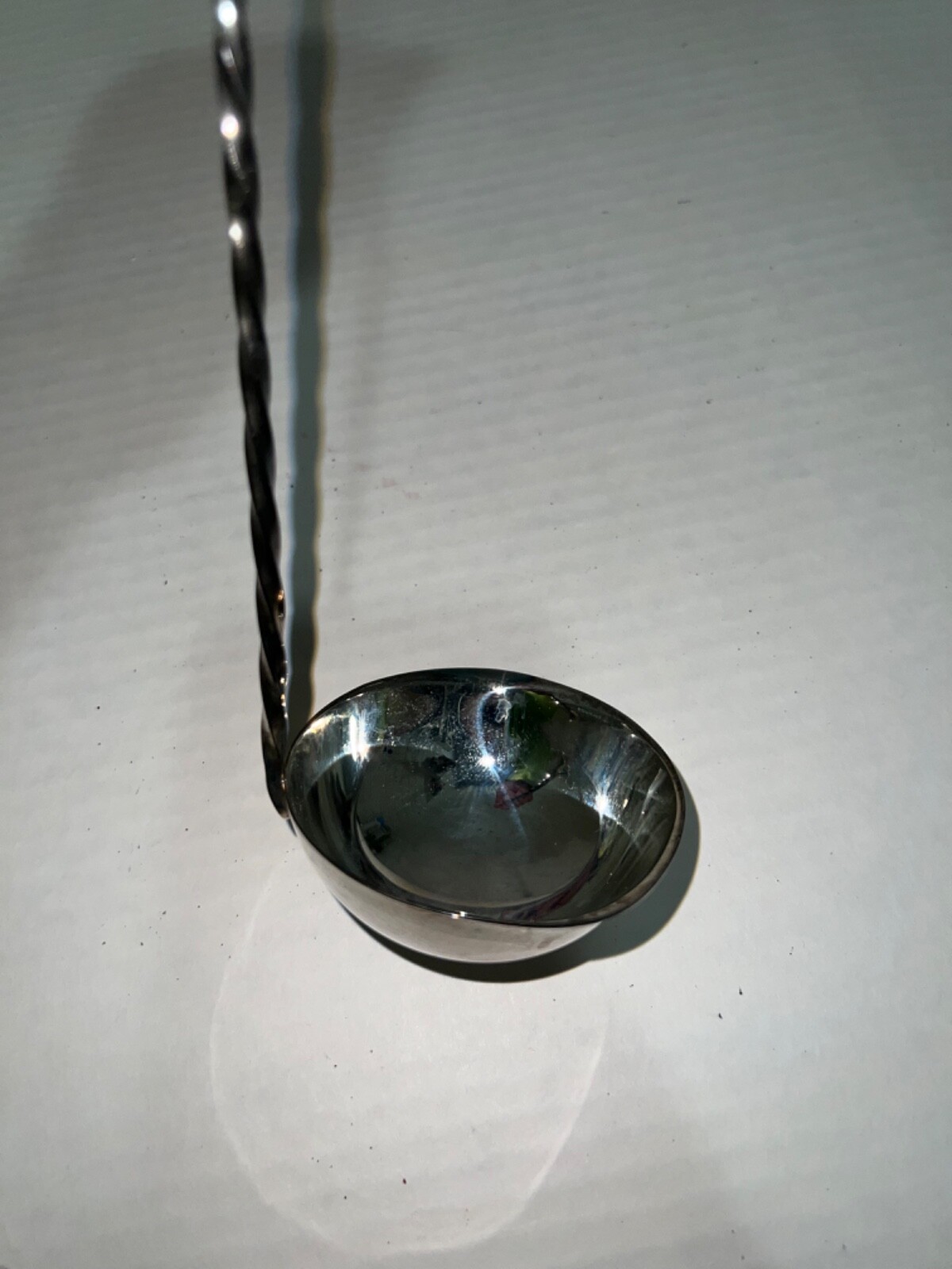 Rare Mid century WMF Ladle SIGNED WMF BESTECK German silver plate 14" unique