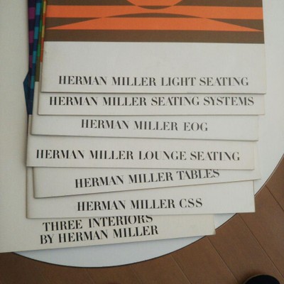 HERMAN MILLER INC CATALOG 1961 hard case | eBay