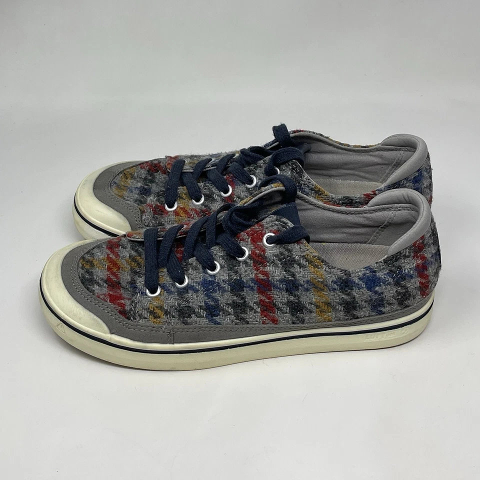 Keen Elsa IV кроссовки женщин 8 серый клетку гончая ткань повседневные опрятные туфли - Изображение 4 из 4