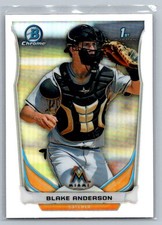 2014 Bowman Chrome Draft Refractor Blake Anderson CDP34
