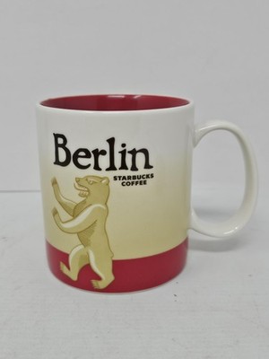 Starbucks Global Icon Berlin Coffee Mug Red Bear City Germany 16oz