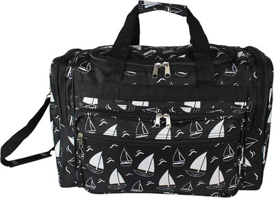Classic Prints 19-Inch Duffel Bag, Sailboat