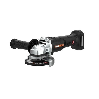 WORX Nitro 20-Volt Brushless Cordless4-1/2'' Slide Switch Angle Grinder-Tool Only