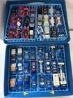 LOT OF 48 HOT WHEELS VINTAGE DIECAST CARS W/ CASE LOT E