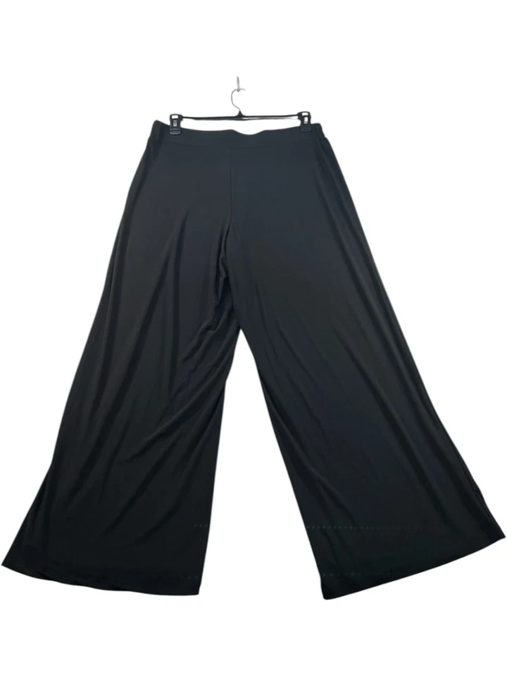 NY Collection Pull On Pants Womens Size XL Petite PXL Black Stretch New - Image 2 of 4