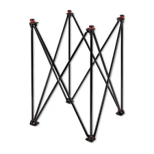 Collapsible Adjustable Carrom Stand | Aluminium 41cm x 41cm x 76cm | Fits Ube...