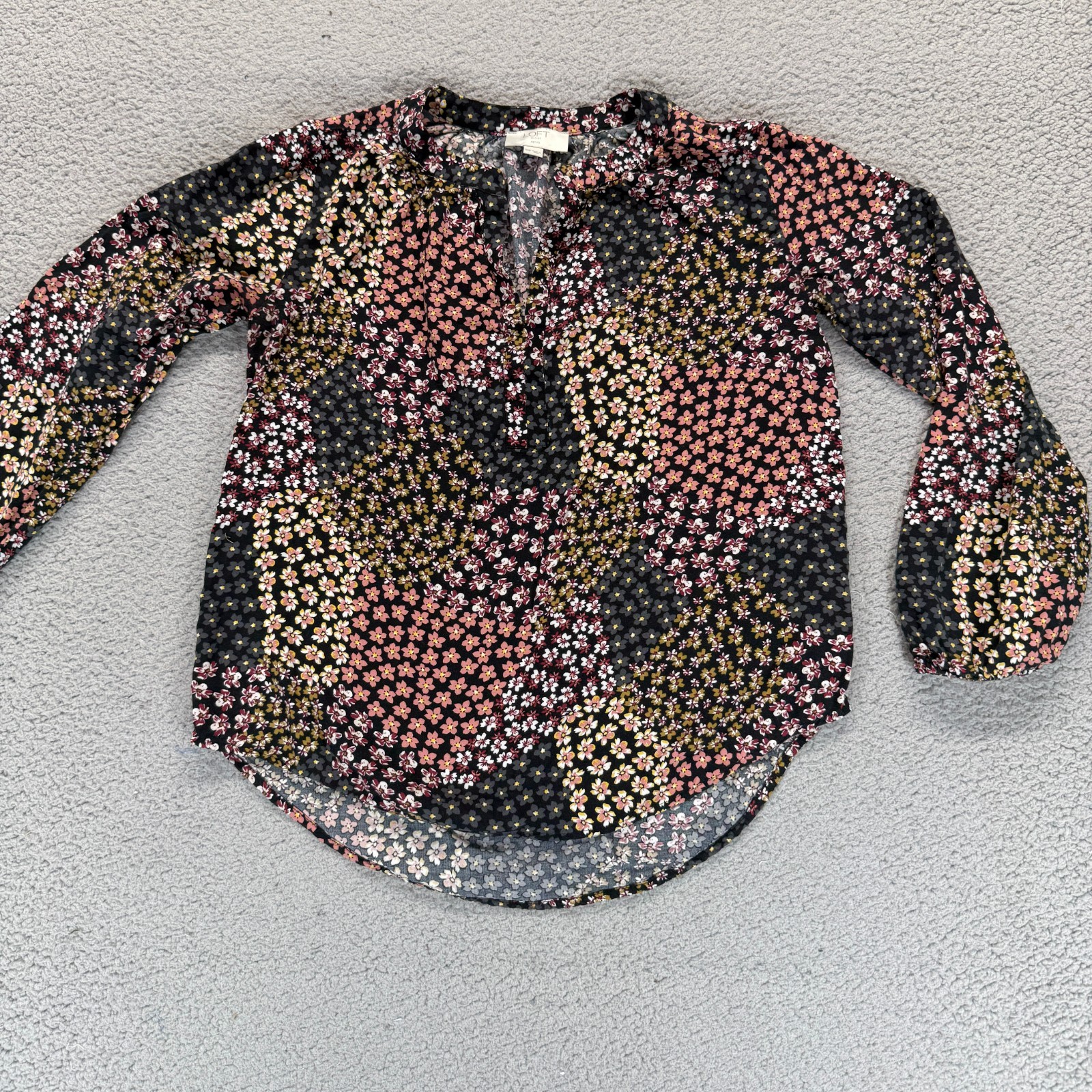 Loft Outlet Patchwork Ditsy Floral Multicolor Wom… - image 1