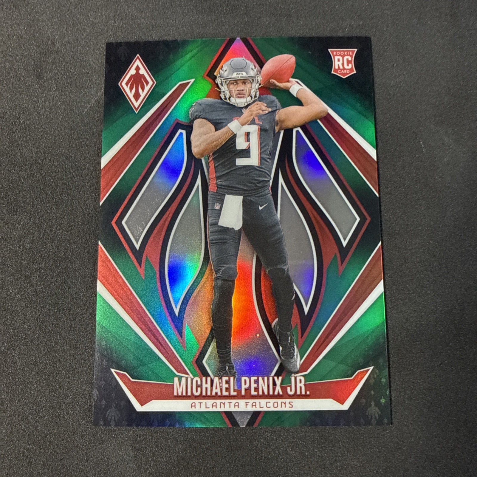 2024 Panini Phoenix - Rookies Michael Penix Jr. #229 Green Fade /199 (RC)