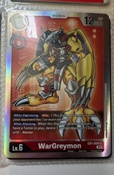 WarGreymon EX1-009 Classic Collection Super Rare Digimon Card Game
