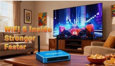 New 2026 Magabox MG5 MAX 8k UHD Media Box 4GB + 128GB Voice Command Remote