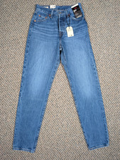 Levi's Premium Women 501 '81 Tapered Leg High Rise Button Fly Jeans Blue NWT