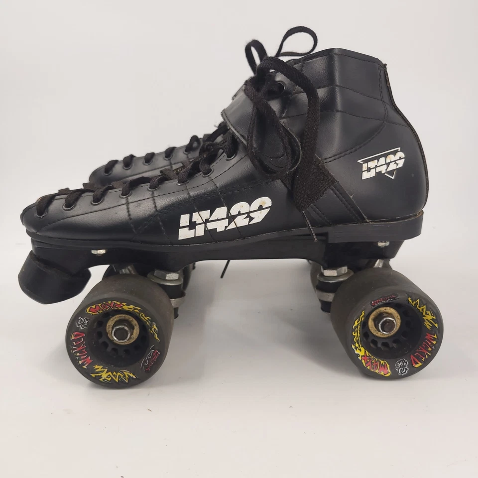 Patines de colección Labeda LT429 tamaño 8 negros con ruedas Wicked To The Max de 62 mm Foto 2 de 4