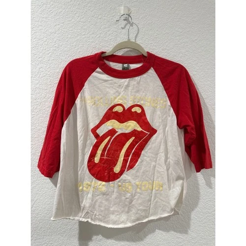 The Rolling Stones US Tour Unisex Raglan T Shir 1970s vintage concert t-shirt, vintage, single stitch, B+ condition