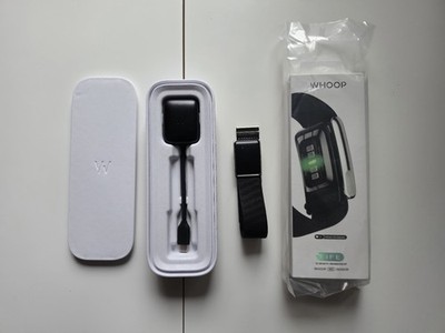 WHOOP MG 5.0 Life Fitness Tracker Heart Screener Obsidian w/ Box