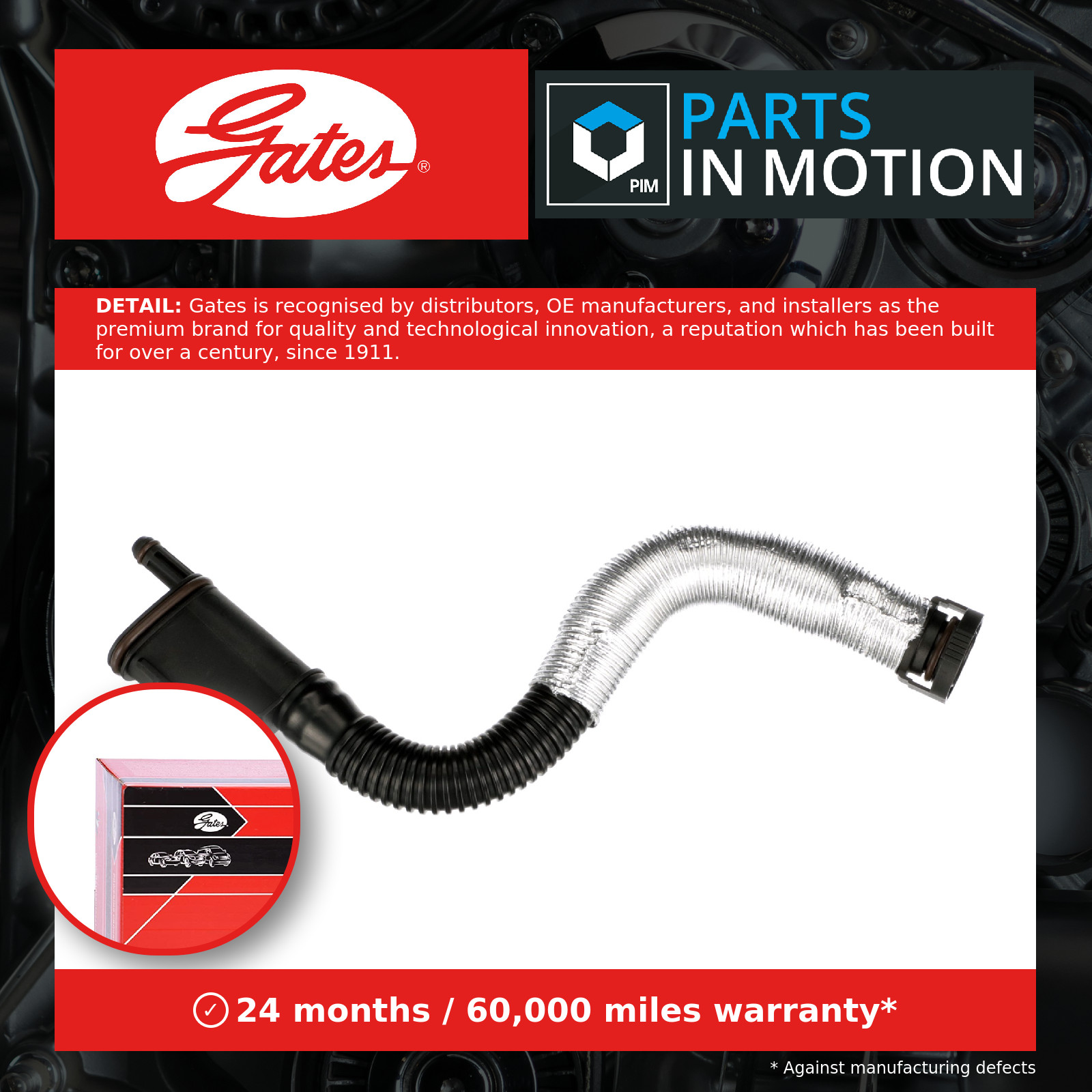 HOSE CRANKCASE VENTILATION EMH218 FOR VW BPY/CBFA/BWA/CCZA/CAWB/AXX 2.0L 4cyl - Image 12