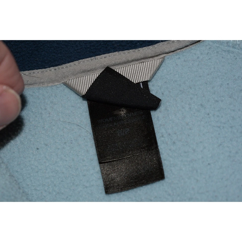 The North Face Fleece Jacket Womens Size Small Full Zip Blue With Pockets - Image 4 of 4