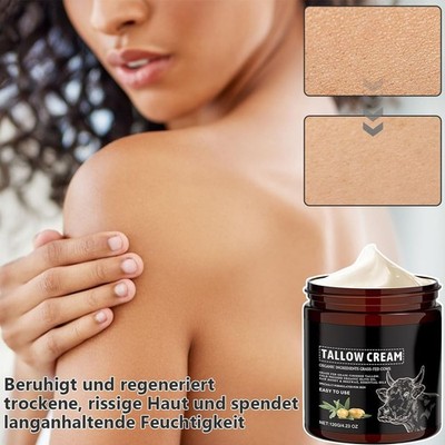 120 g Organic Beef Tallow Skin Care Cream, Beef Tallow Organic Skincare