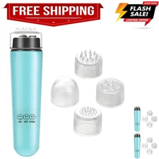 Mini Massager, Mini Travel Massager Mini Massage Tool for Face Neck Back Green