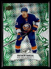 2024-25 Upper Deck Ice Hockey Emerald Green #25 Mathew Barzal