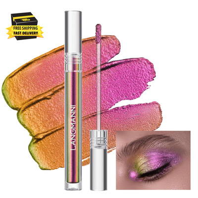 Metallic Liquid Chameleon Eyeshadow Set - Long-Lasting Holographic Glitter Multi