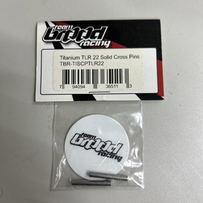 Team Brood TLR 22 Lightweight Titanium Gear Differential Solid Cross Pins (2)