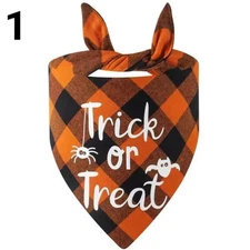 Customizable Dog Bandana: Reversible Triangle Bib, Personalised Pet Scarf