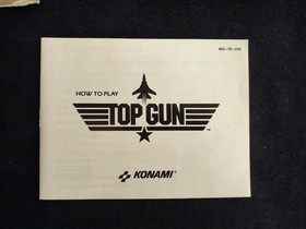 Top Gun NES Nintendo Entertainment System 1987 Video Game Complete W/Box 5 Screw