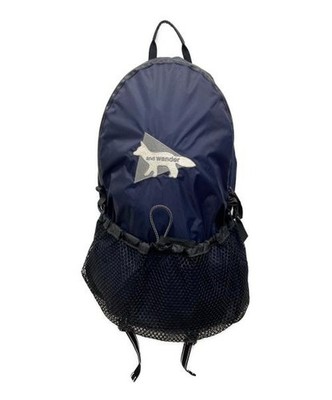 and wander      × maison kitsune              backpack navy 574-3185910