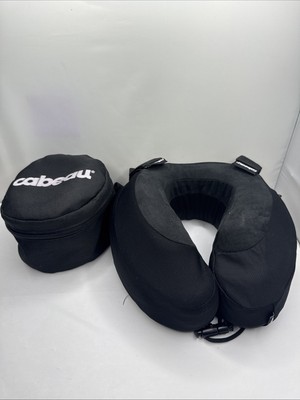 Cabeau Evolution S3 Steel Gray Travel Neck Memory Pillow with Carrying Case