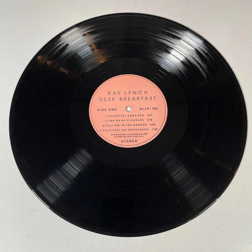 RAY LYNCH Deep Breakfast Vinyl LP 1984 EX - Image 3 of 4