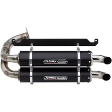 Trinity Racing Exhaust - Black TR-4169S-BK