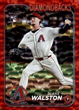 2024 Topps Update Blake Walston Red Crackle Foilboard /199
