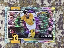 Elias Diaz 2026 Topps Series 1 Opening Day Refractor