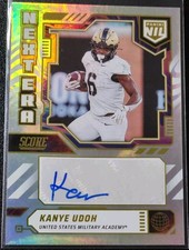 2025 Panini Score Kanye Udoh Next Era Auto NIL Arizona State/Black Knights