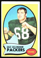 1970 Topps #131 Gale Gillingham GreenBay Packers Rookie