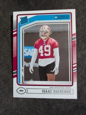 2024 Donruss Rated Rookie Isaac Guerendo San Francisco 49ers #336 Football Card. rookie card picture
