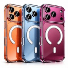 For iPhone 18 Pro Max 17 Pro Max Case Phone Cover Shockproof  Tempered Glass