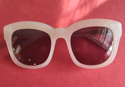 Madewell Layton Cat Eye Sunglasses Frosted White Ivory  display picture 1