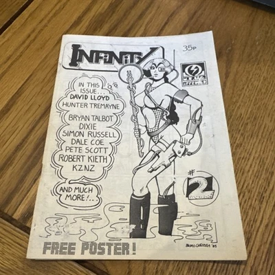 1985 "Infinity" comic book, Fanzine #2, by creators David Lloyd & Bryan Talbot - Image 1 of 4