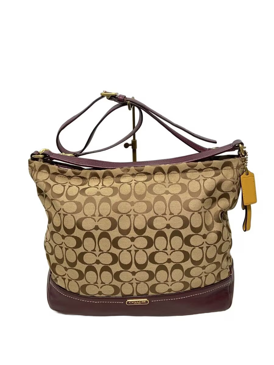 COACH Shoulder Bag Brown F23279