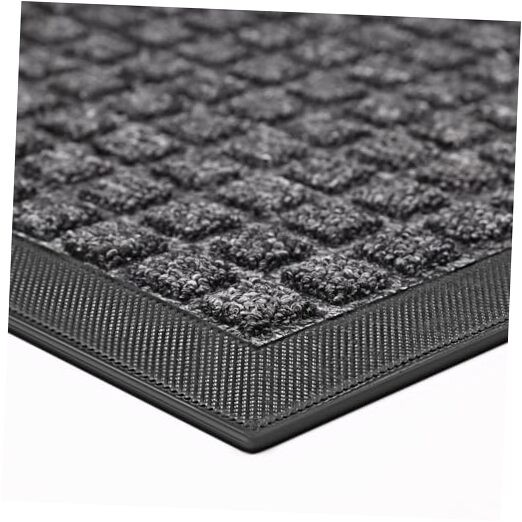Front Door Mat Outside Entrance, 4' x 2' Heavy Duty Indoor Outdoor Door Mats