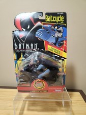 1992 Kenner Batman The Animated Series Batcycle Motorized MOC READ
