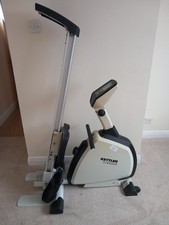 Kettler rowing machine "Stroker", hardly used, with a battery and manual