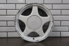 1991-1992 Toyota Supra MA70 7MGE Single (1) 16x7 White 5 Spoke Wheel