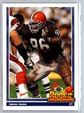 1991 Upper Deck #602 James Jones Cleveland Browns