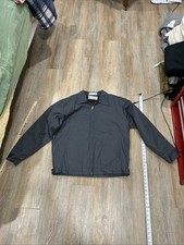 Red Kap Gray Quilted Lined Mechanic Work Jacket Size XL Full Zip